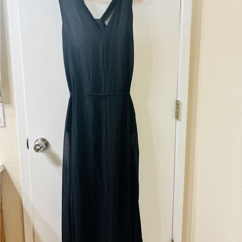 Banana Republic Black Backless Dress